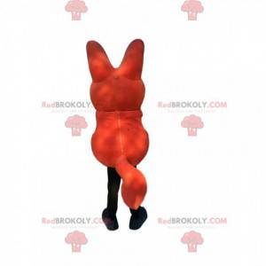 Rød ræv maskot med sin meget frække luft - Redbrokoly.com