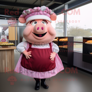 Pinkfarbenes Pulled Pork...