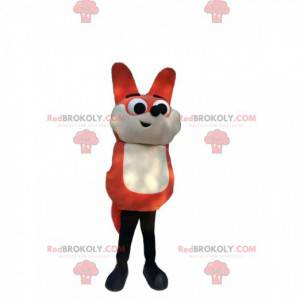 Maskotka rudy lis z jego bardzo niegrzecznym charakterem -