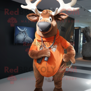 Rust Elk maskot kostume...