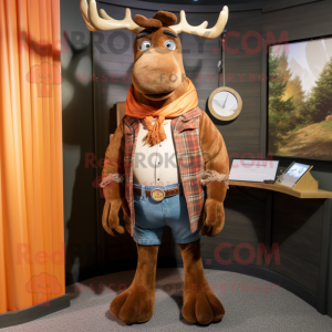 Rust Elk mascotte kostuum...