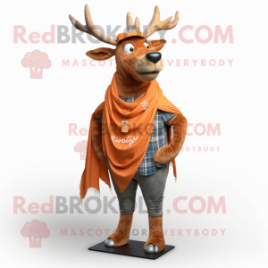 Rust Elk maskot kostume...