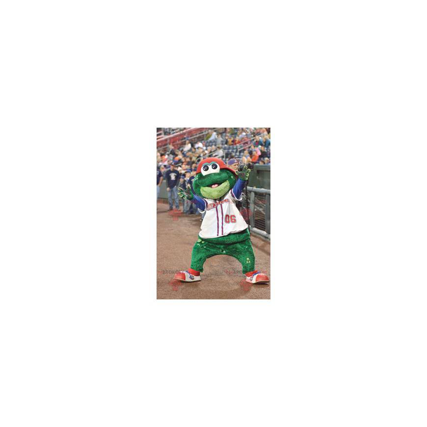 Smiling and funny frog mascot - Redbrokoly.com