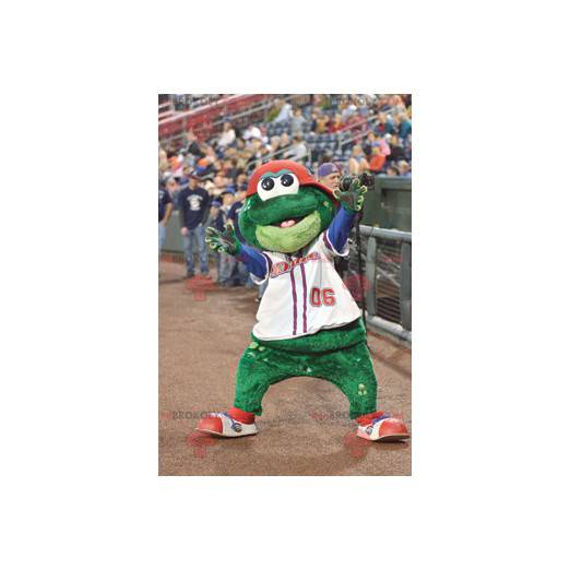 Uśmiechnięty i zabawny maskotka żaba - Redbrokoly.com