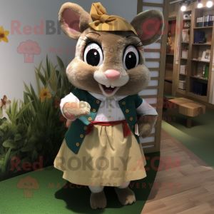  Dormouse maskot kostume...