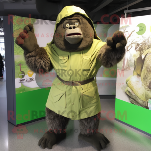 Olive Gorilla mascotte...