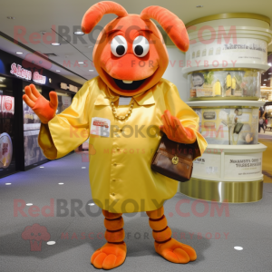 Gold Lobster Bisque maskot...