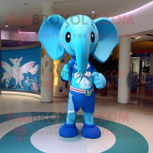 Blue Elephant maskot...