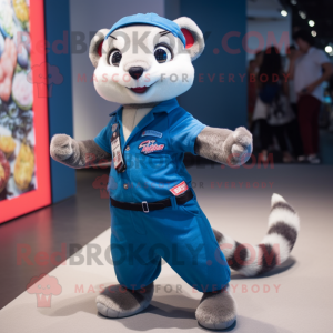  Ferret maskot kostym...