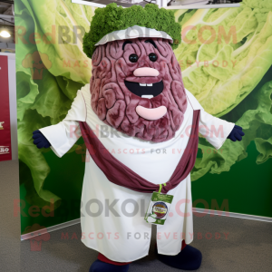 Granatowy kostium maskotki...
