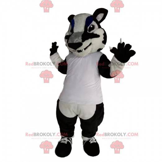 Black and white tiger mascot - Redbrokoly.com