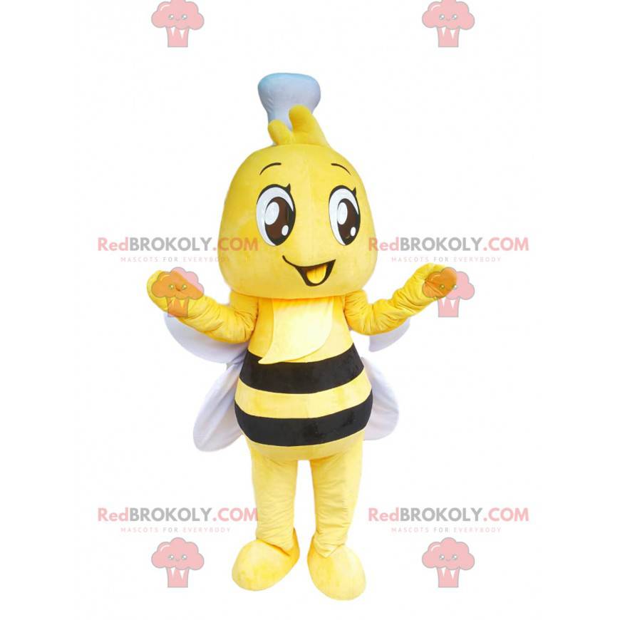 Mascote de abelha fofa - Redbrokoly.com