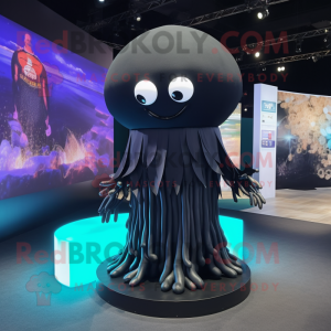 Black Jellyfish mascotte...