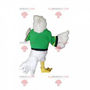 Mascota águila real con una camiseta verde neón - Redbrokoly.com