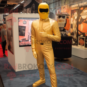 Gold Gi Joe maskot drakt...