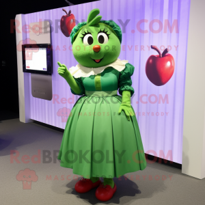  Apple maskot drakt...