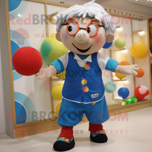 nan Juggle mascot costume character dressed with a Capri Pants and Earrings
