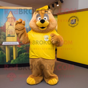 Yellow Beaver mascotte...