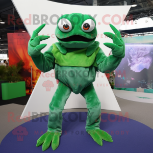 Forest Green Crab maskot...