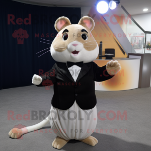 Tan Hamster maskot kostume...