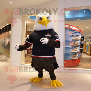 Black Bald Eagle mascotte...