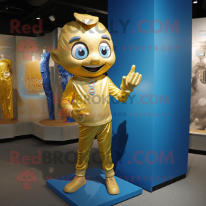 Personagem de mascote Gold...