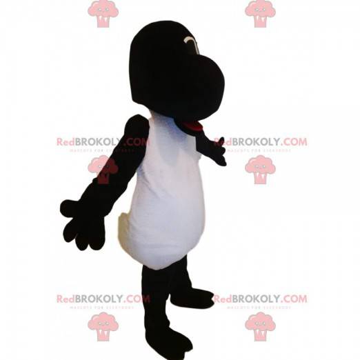Lustiges Schwarzweiss-Schafmaskottchen - Redbrokoly.com
