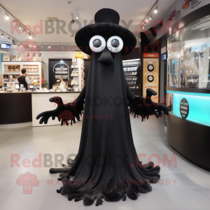 Black Fried Calamari maskot...