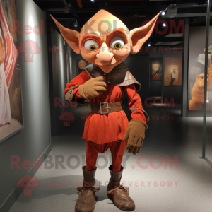 Rust Elf maskot kostym...