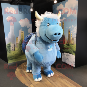 Sky Blue Woolly Rhinoceros...
