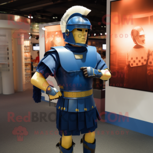 Navy Roman Soldier mascotte...