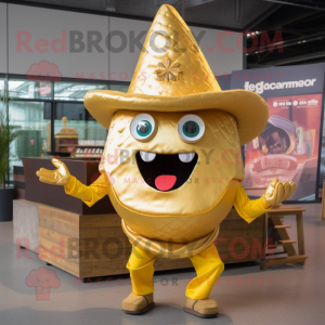 Gold Tacos maskot drakt...