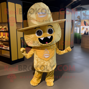 Gold Tacos maskot drakt...