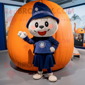 Navy Pumpkin mascotte...