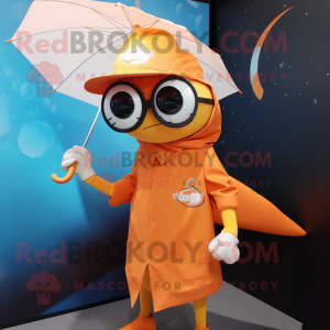 Orange Swordfish mascotte...