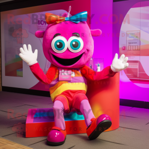 Magenta Rainbow mascotte...