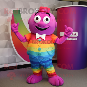 Magenta Rainbow mascotte...