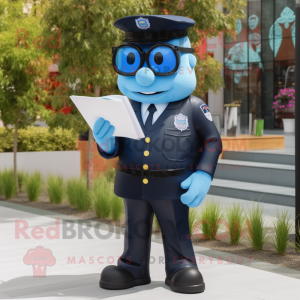 Blue Police Officer...