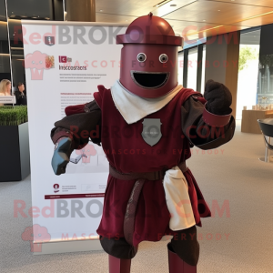 Maroon middelalderlig...