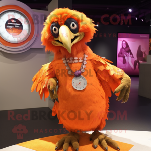 Orange Vulture mascotte...