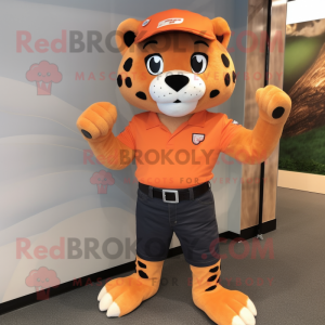 Orangefarbener Jaguar...