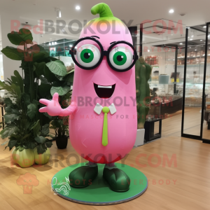 Pink Cucumber mascotte...