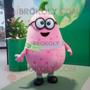 Pink Cucumber mascotte...