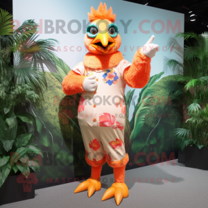 Peach Roosters maskot...