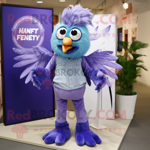 Lavendel Harpy maskot...