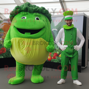 Personagem de mascote Green...
