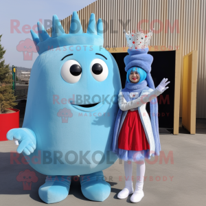 Sky Blue Queen mascotte...