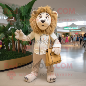 Postava maskota Tan Lion...