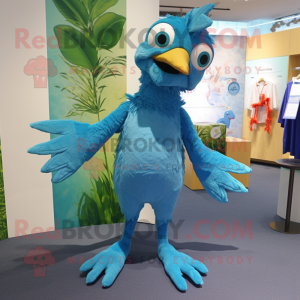 Cyan Archaeopteryx mascotte...