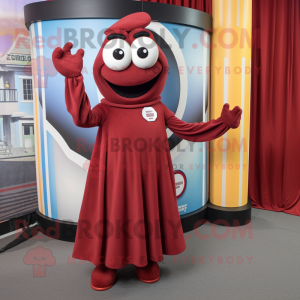 Maroon Spaghetti maskot...